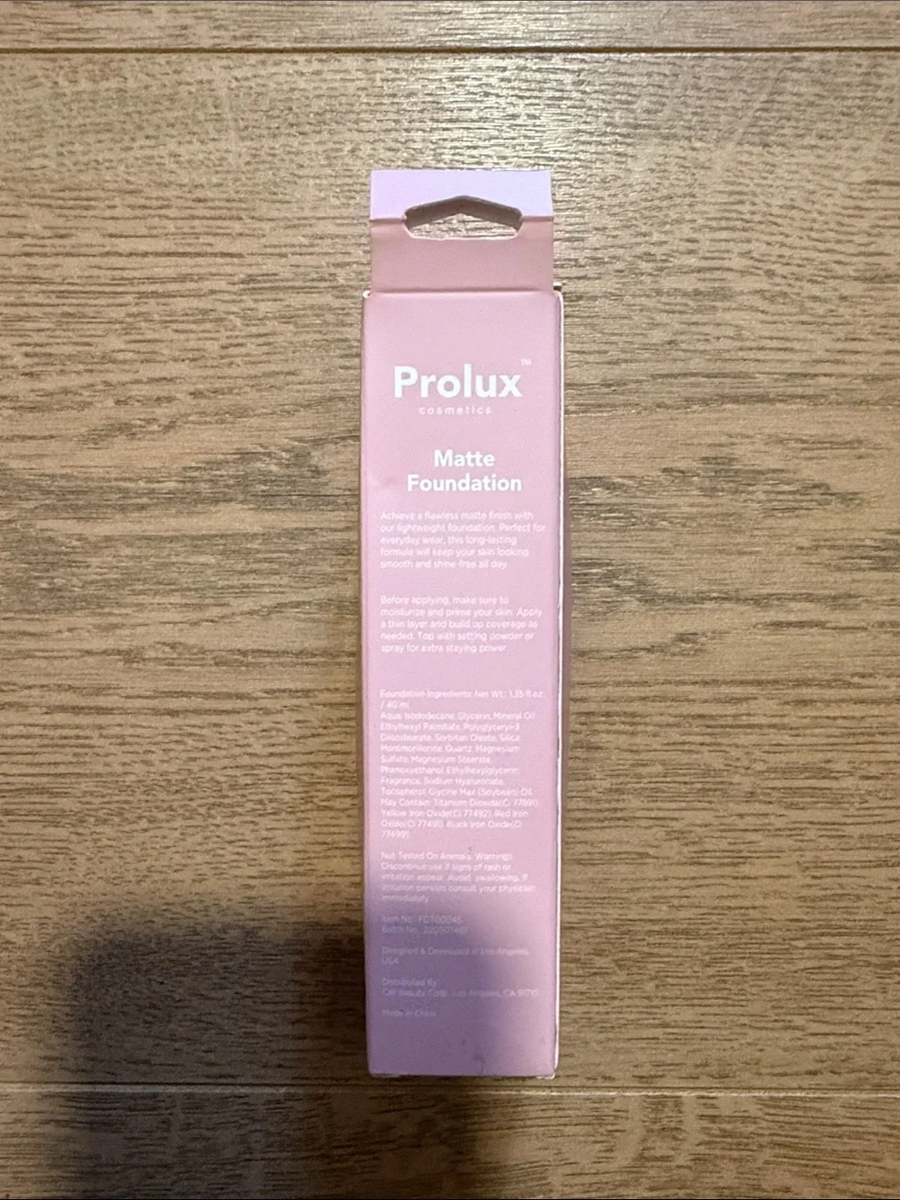 Prolux Matte Foundation